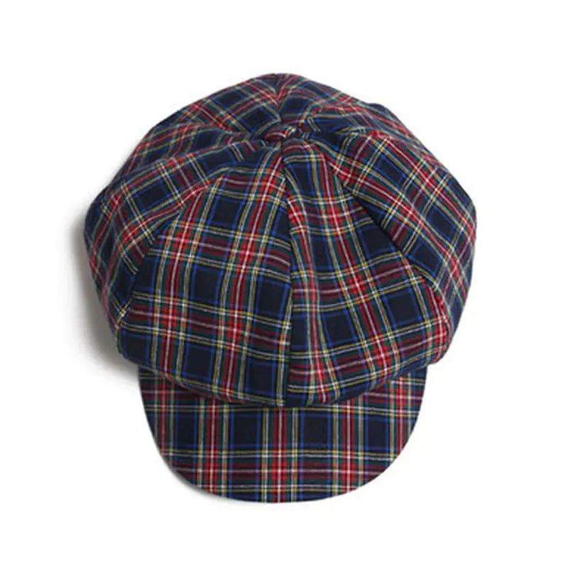 British Plaid Artist Cap