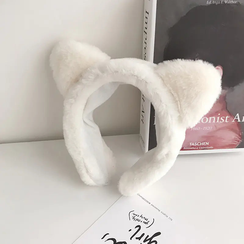 Chic Strawberry Bear Plush Headband