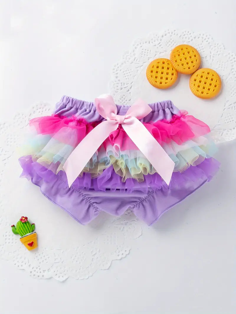 Toddler Girl's Bowknot Mesh Playset