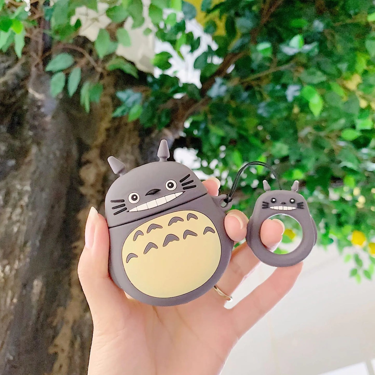 Totoro-Themed AirPods Metallic Sticker & Case