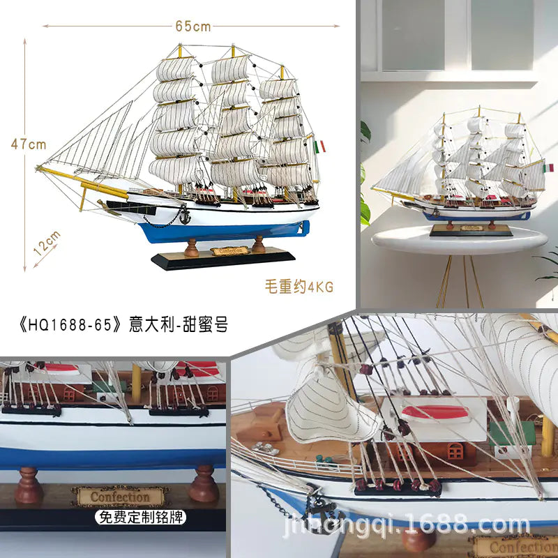 Maritime Masterpiece Wooden Ship