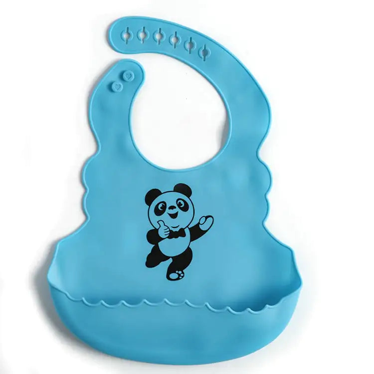 Silicone Saliva Pocket Baby Bib