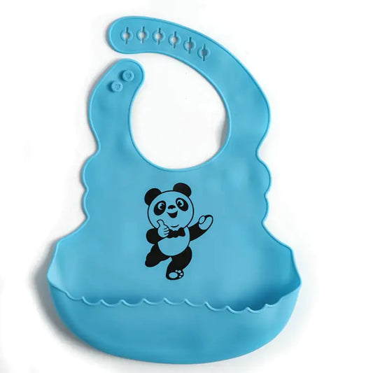 Silicone Saliva Pocket Baby Bib