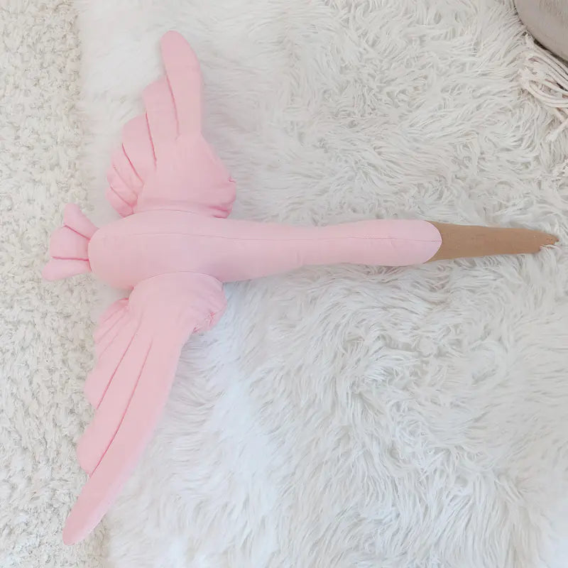 Scandinavian Swan Soft Toy and Wall Accent
