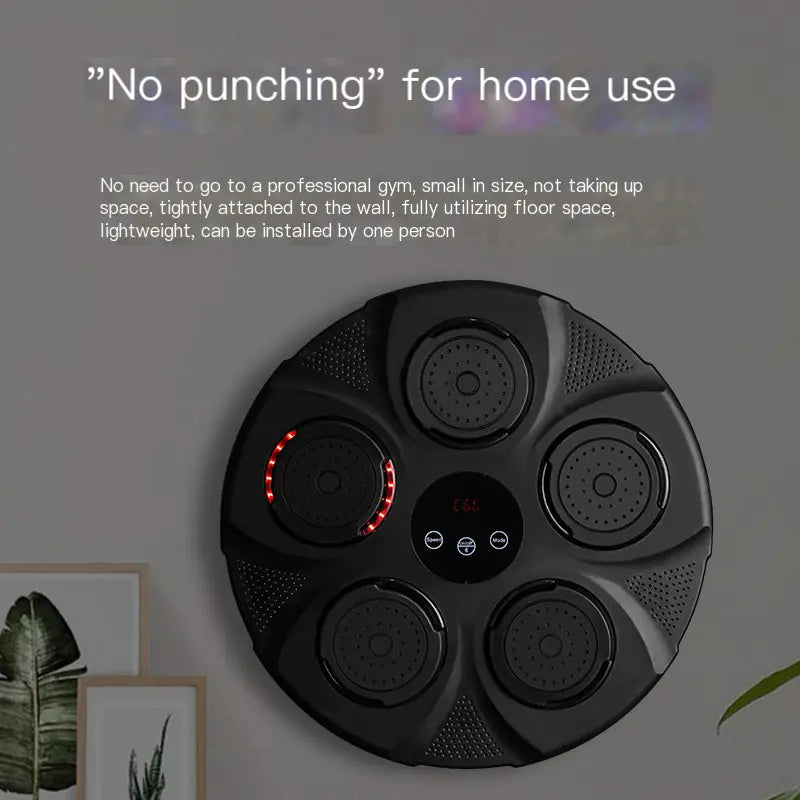 Smart Music Boxing Target Reaction Trainer for Home Fitness