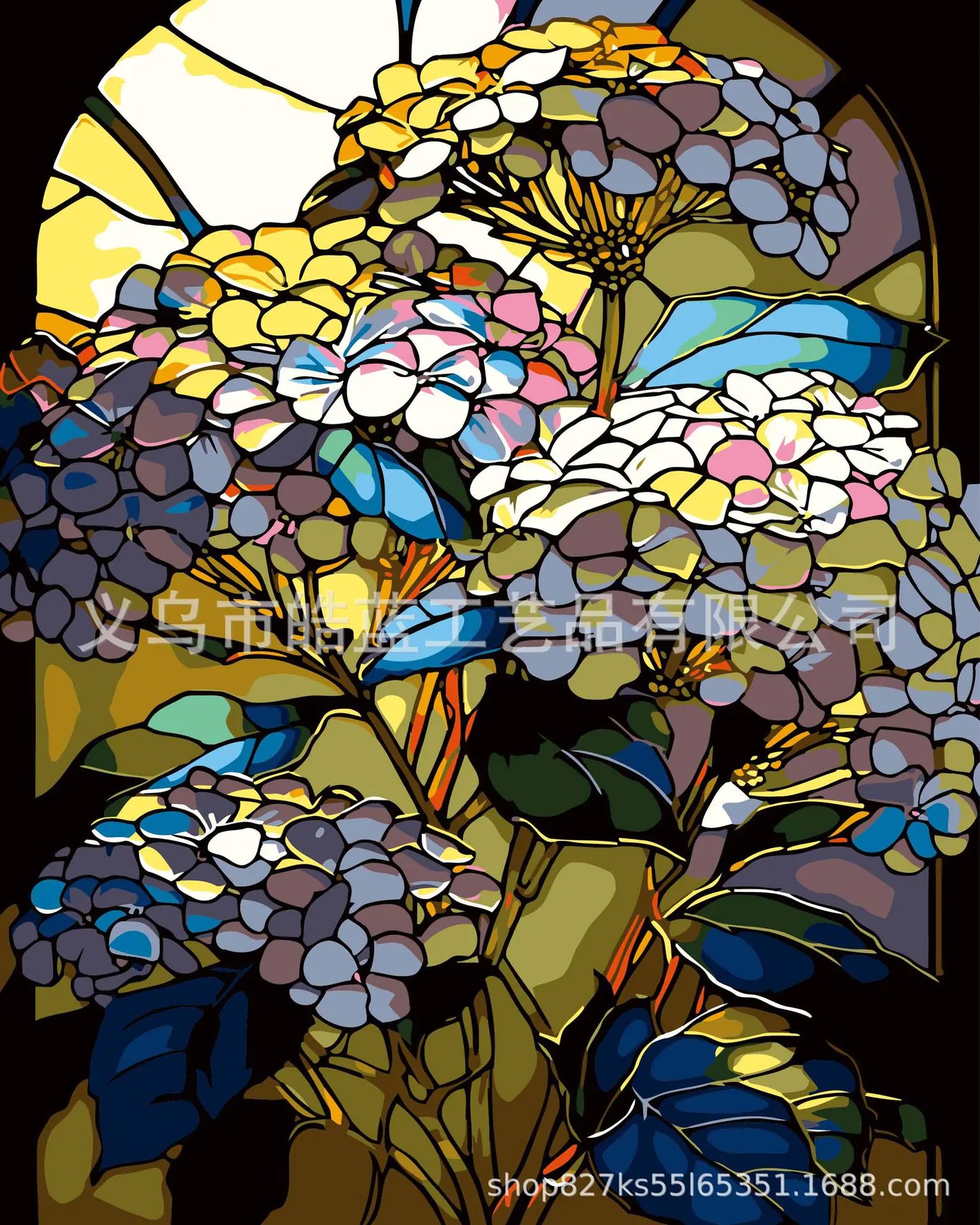 DIY Elegant Glass Oil Painting Kit