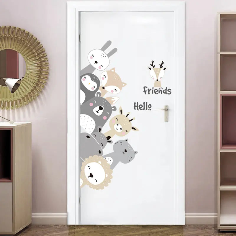 Nordic Joyful Animals Wall Decals