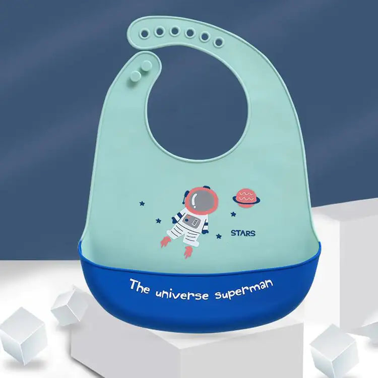 Kids' 3D Catch-All Silicone Bib