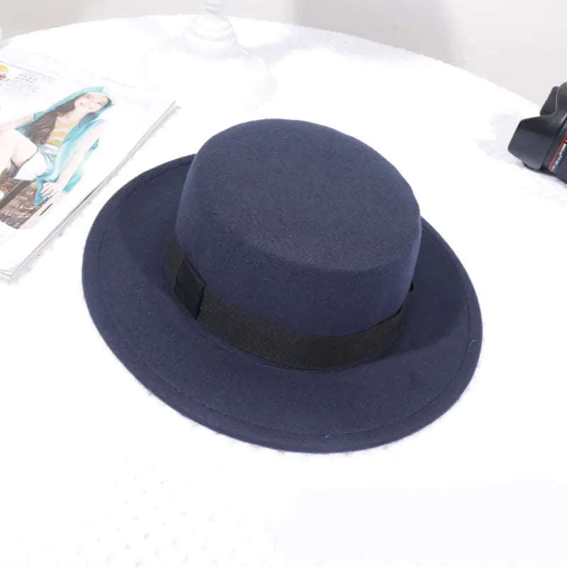 British Wide Brim Retro Fedora