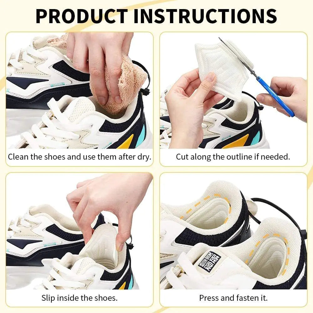 Adjustable Self-Adhesive Shoe Size Stickers