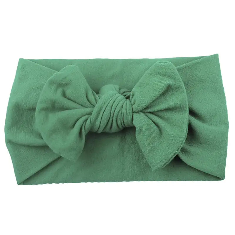 Chic Nylon Bow Hair Bands for Kids
