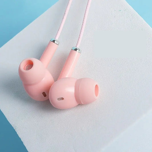 Macaron Hue Noise-Canceling Earbuds with Mic