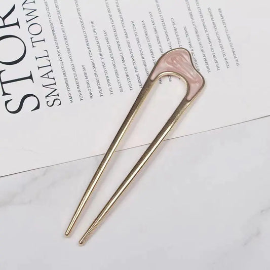 Elegant Shell-Inspired Hair Fork