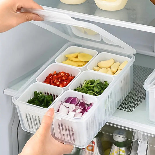 Fridge Freshness Organizer Kit - 6 Containers