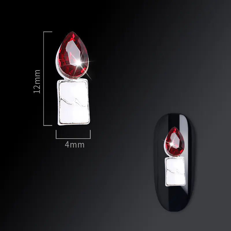 Frosty Flair Christmas Nail Charms