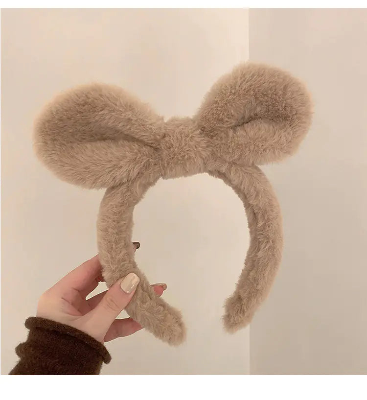 Chic Strawberry Bear Plush Headband