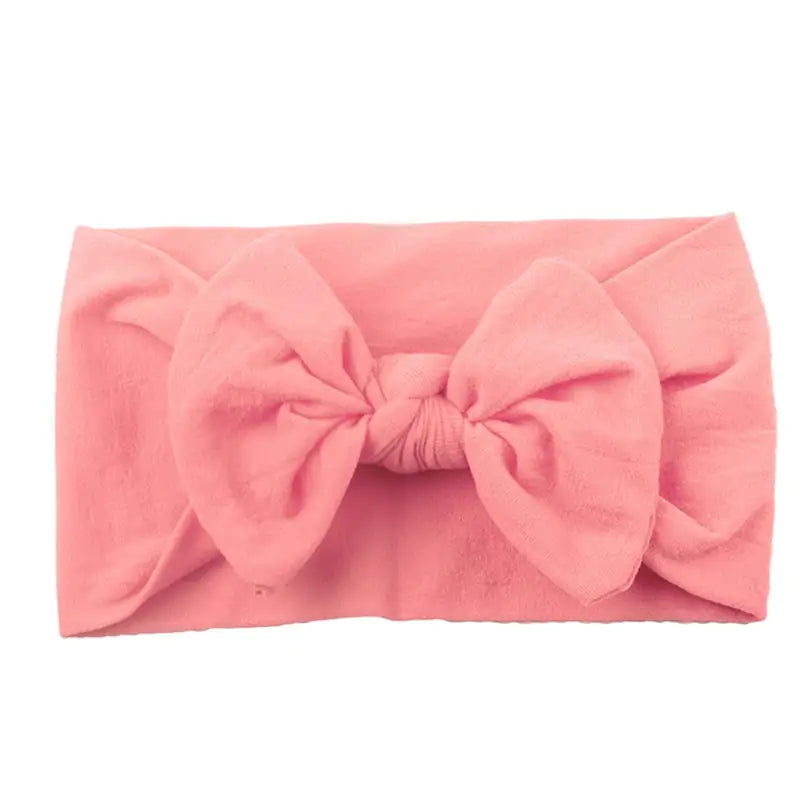 Chic Nylon Bow Hair Bands for Kids