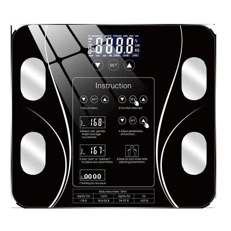 LCD Body Composition Weighing Scale