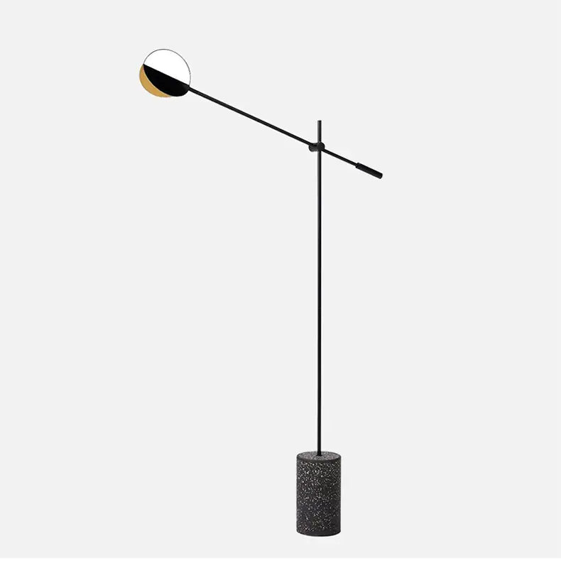 Chic Minimal Floor Lamp with Artistic Base