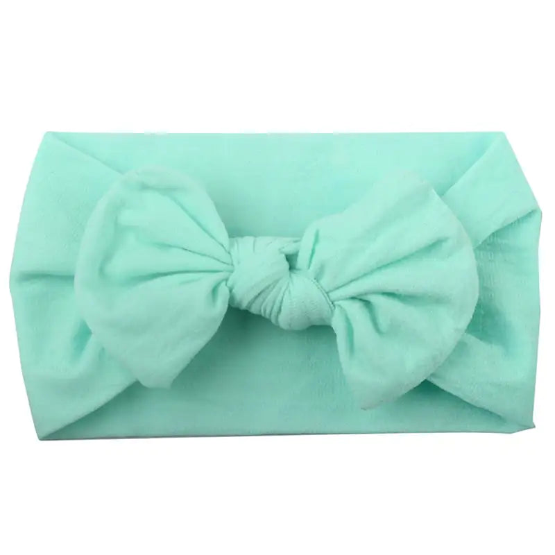 Chic Nylon Bow Hair Bands for Kids