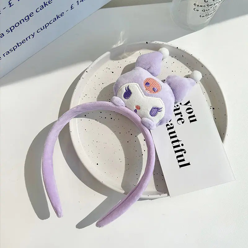 Chic Strawberry Bear Plush Headband