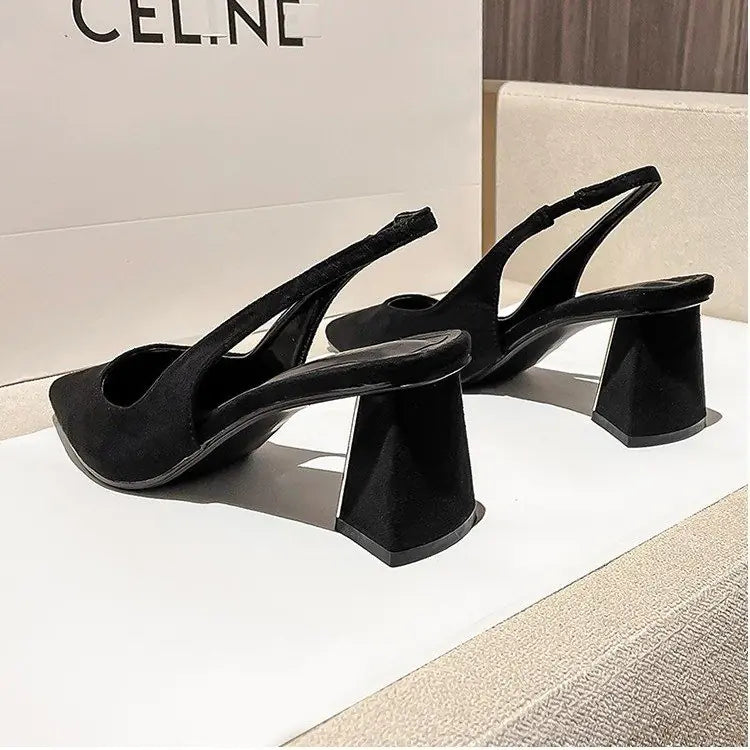 Chic Slingback Block Heels for Women