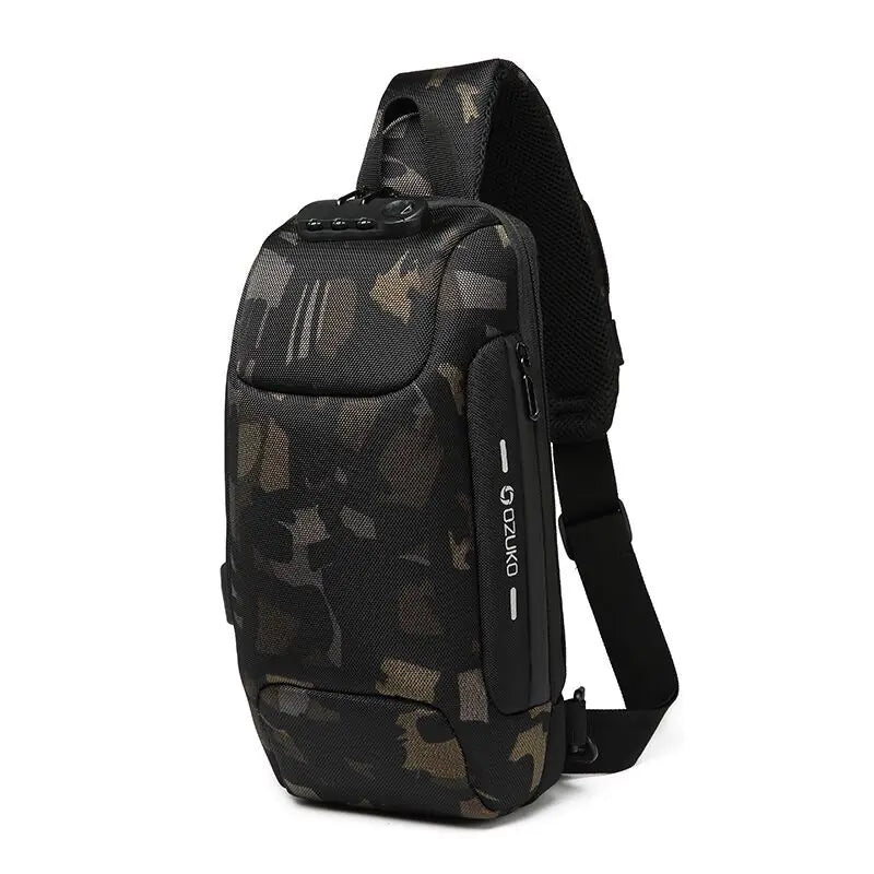 Men's Secure Waterproof Messenger