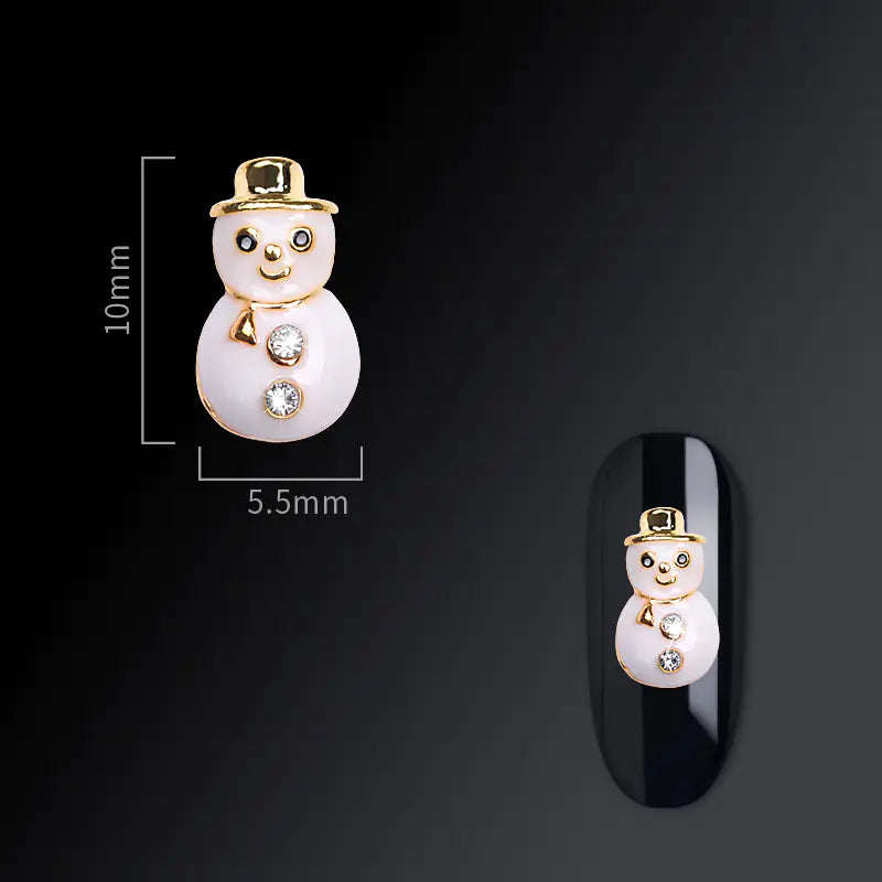Frosty Flair Christmas Nail Charms