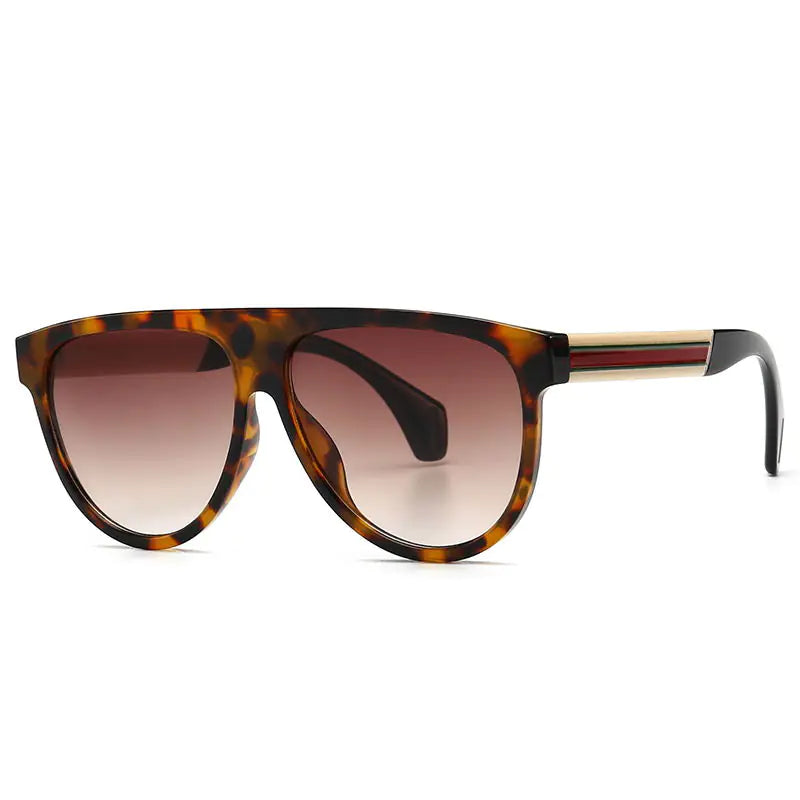 Chic Bold Round Sunglasses - Elegant High-End Fashion