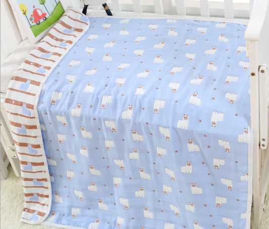 Soft Cotton Baby Bath Towel Blanket 110cm