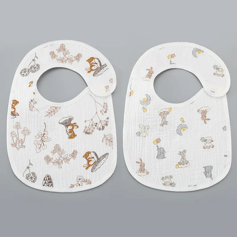 CottonSoft Kids' Waterproof Bibs