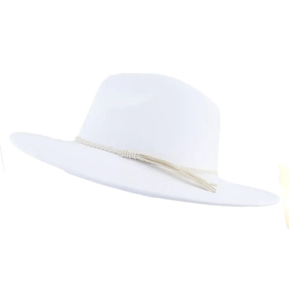 Chic Jazz Suede Tassel Sun Hat