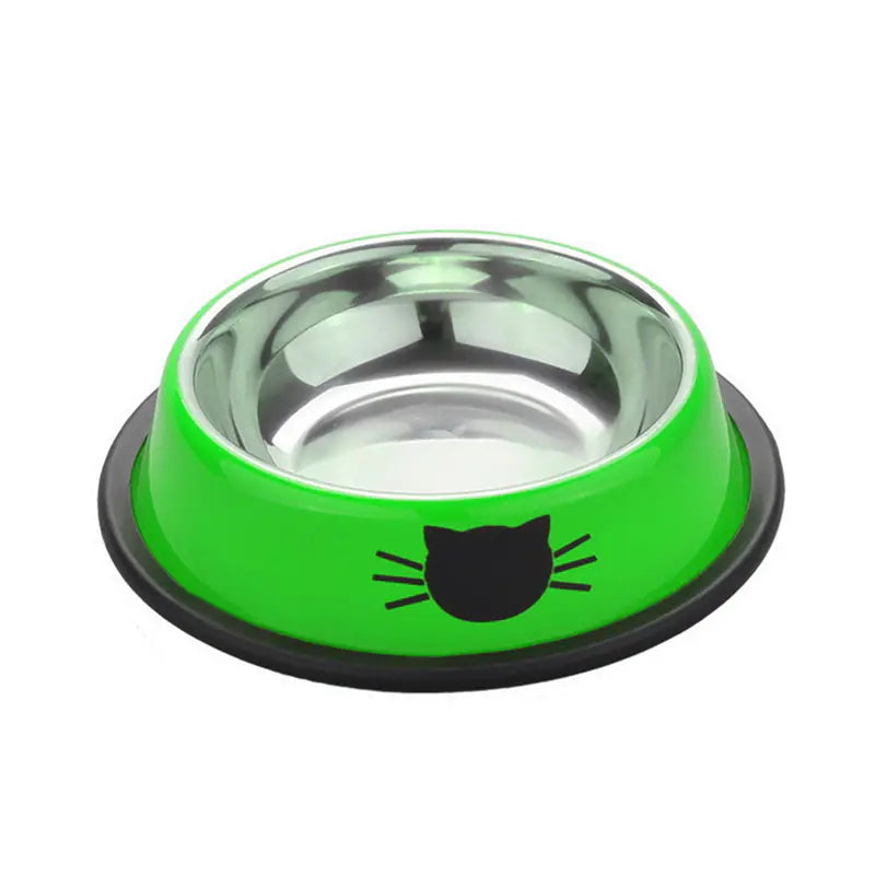 Stainless Steel Non-Slip Pet Bowl for Cats and Dogs