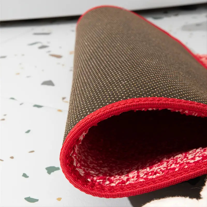 Pink Plush Absorbent Mat