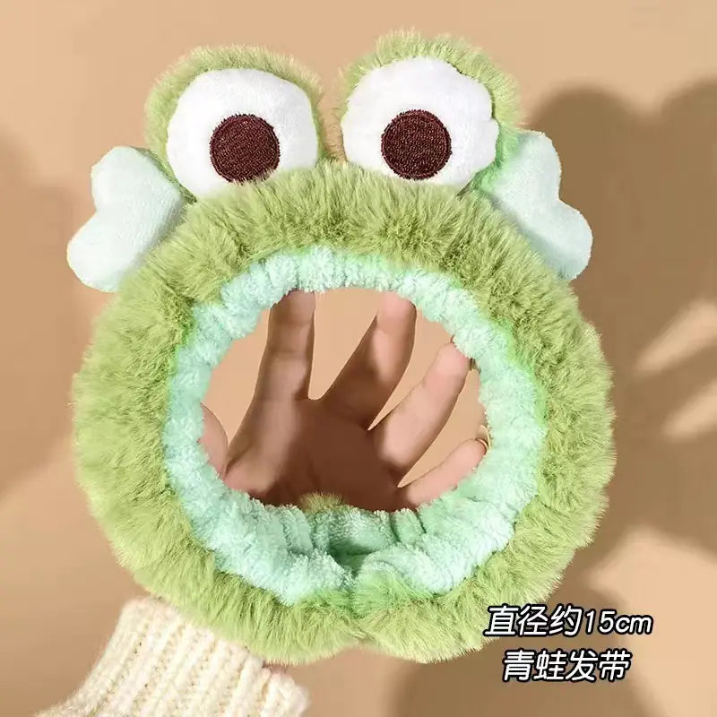 Chic Strawberry Bear Plush Headband