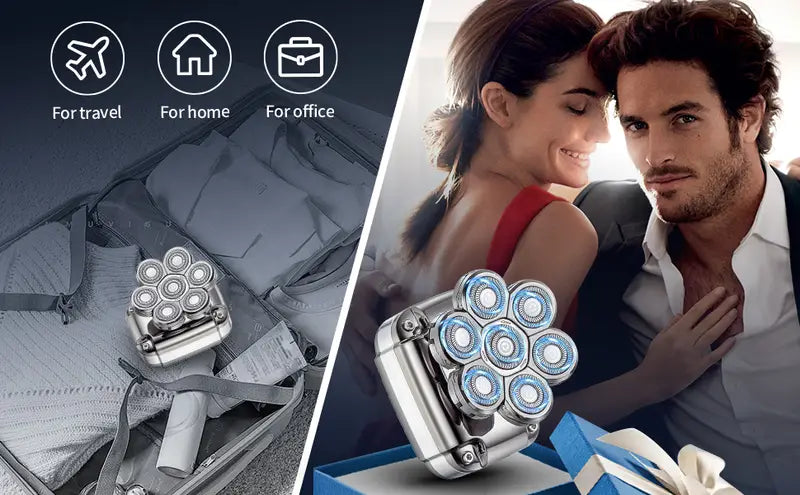 Water-Resistant Men's Bald Head Shaver