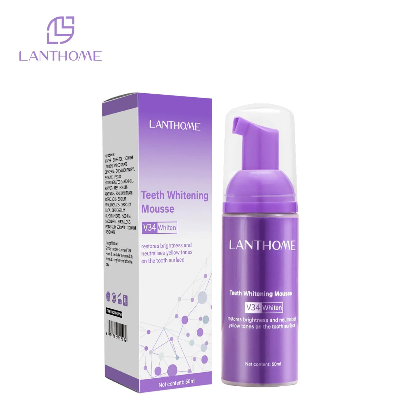 BrightSmile V34 Whitening Mousse