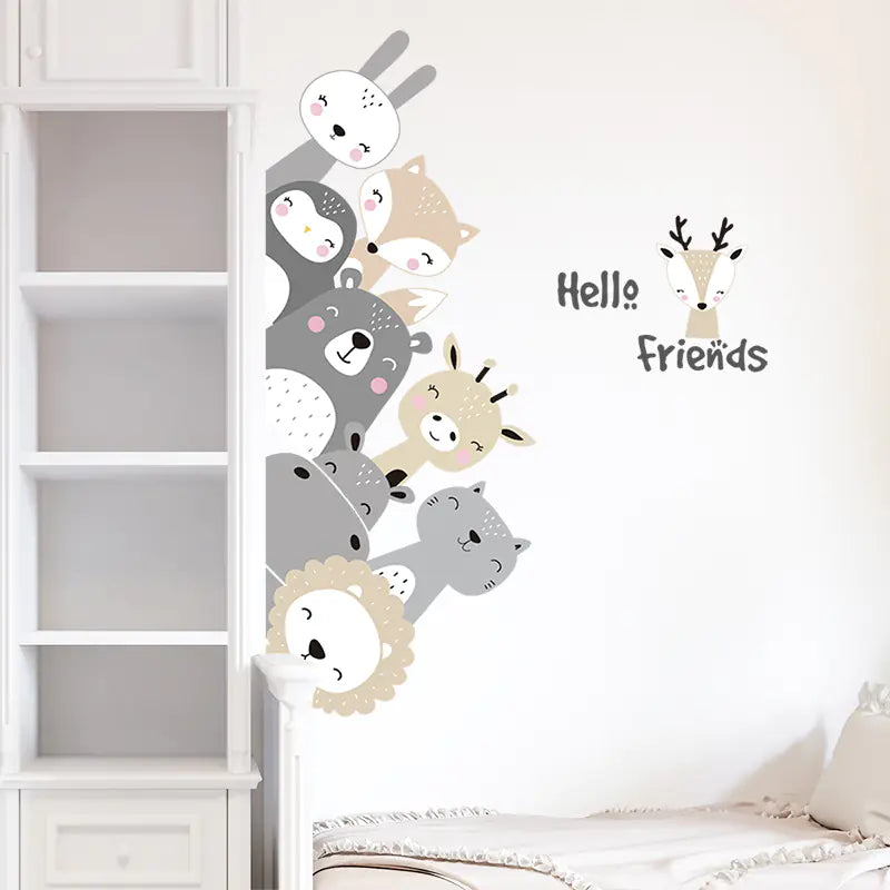 Nordic Joyful Animals Wall Decals