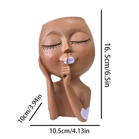 Chic Resin Garden Planter