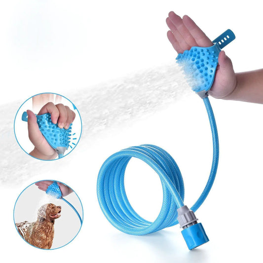 Pet Bathing Massage Gloves for Easy Grooming