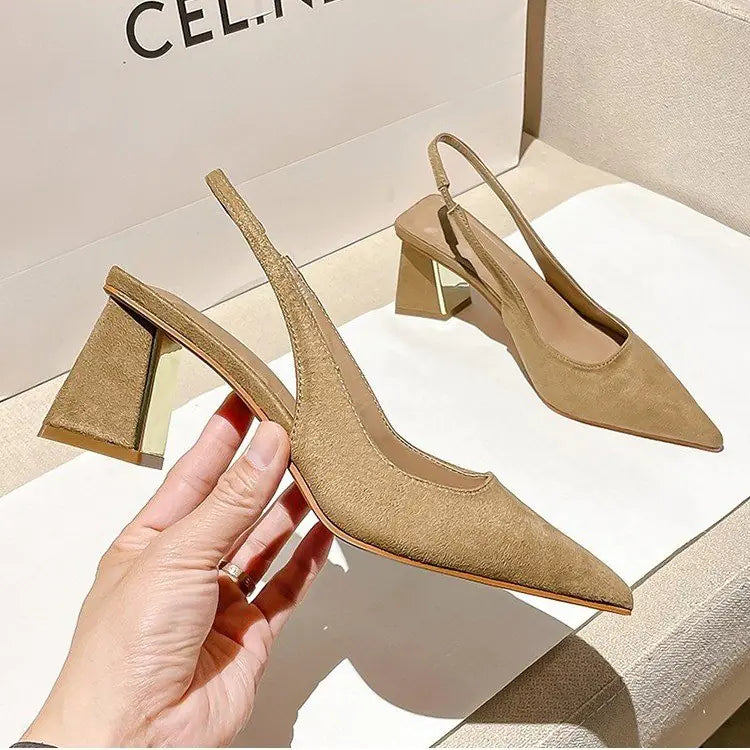 Chic Slingback Block Heels for Women