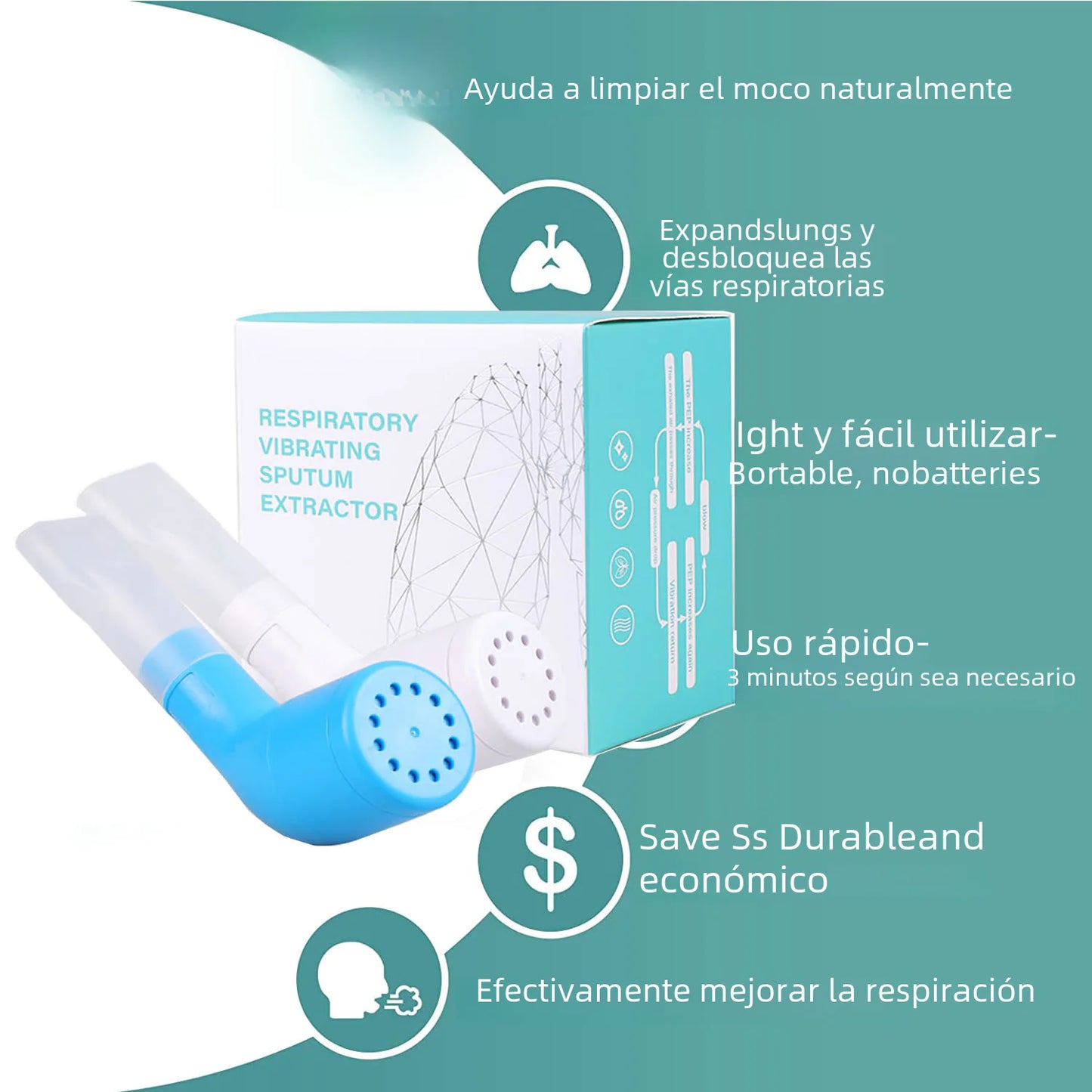 Global Breathing Enhancer with Trio Balls