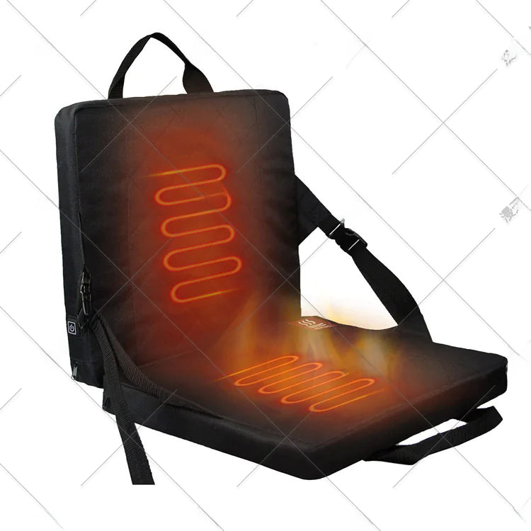 Compact Heated Outdoor Seat with Back