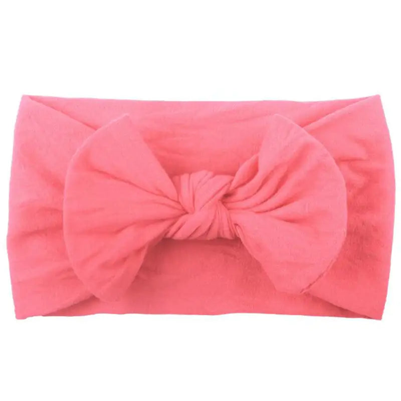 Chic Nylon Bow Hair Bands for Kids