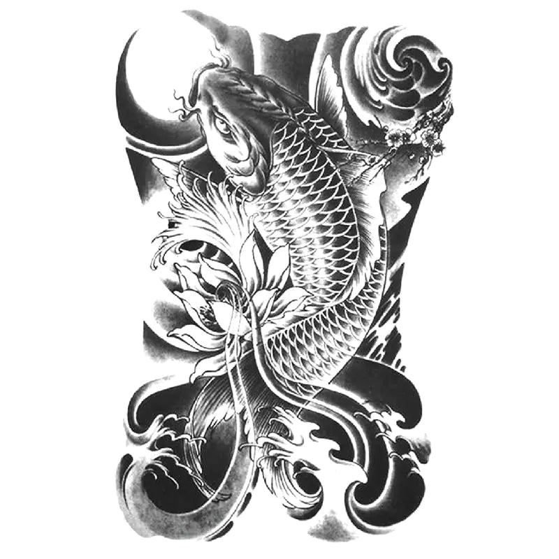 Monochrome Fauna Transfer Tattoos