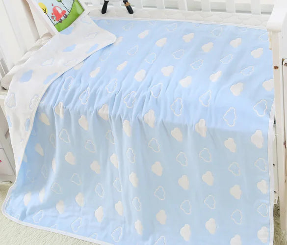 Soft Cotton Baby Bath Towel Blanket 110cm