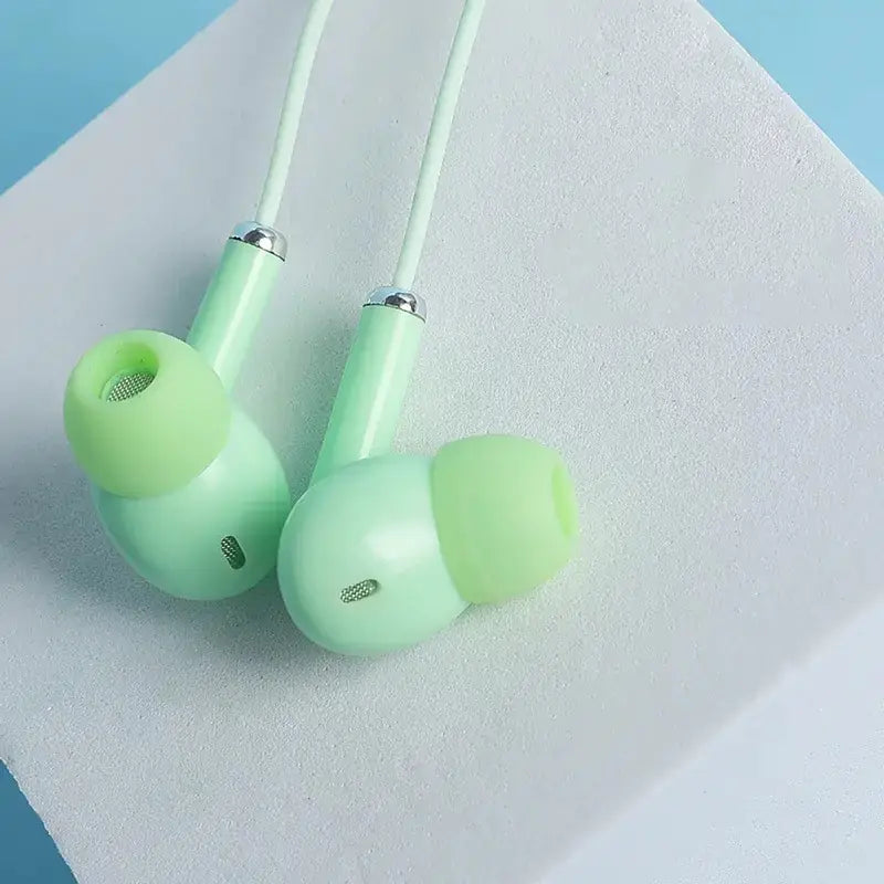 Macaron Hue Noise-Canceling Earbuds with Mic