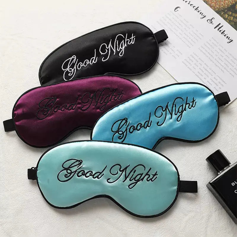 Silk Embroidered Comfort Sleep Mask