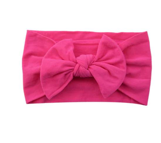 Chic Nylon Bow Hair Bands for Kids