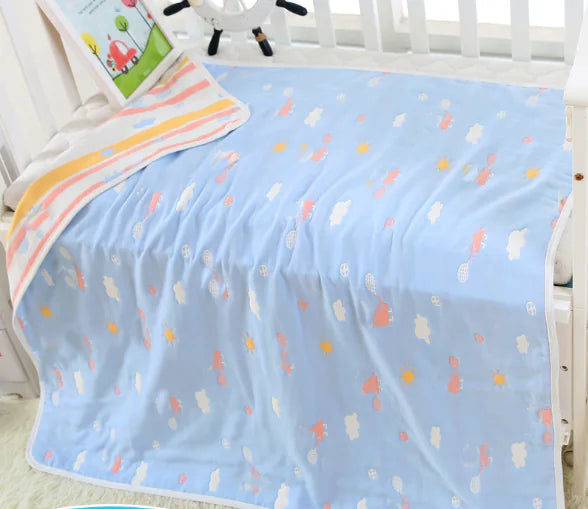 Soft Cotton Baby Bath Towel Blanket 110cm